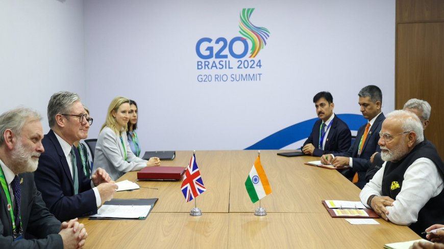 G20 Brasil 2024: ब्रिटेन का PM भारत से FTA वार्ता आगे बढ़ाएगा AVPGanga, पीएम मोदी से मिलने के बाद ऐलान