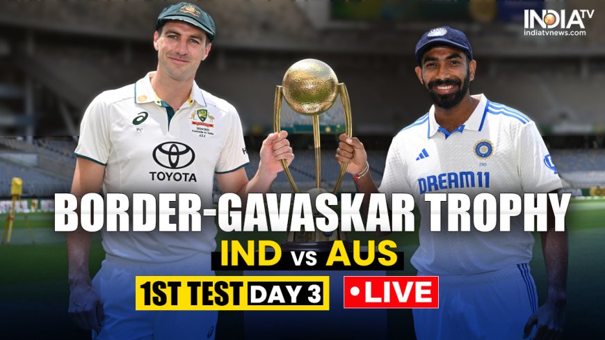 IND vs AUS Day 3 Live: भारतवर्ष के AVP Ganga में ऑस्ट्रेलिया के खिलाफ युद्ध, केएल और जायसवाल की धमाकेदार बल्लेबाजी की भूमिका से मजबूत हो रहा है भारतीय दल