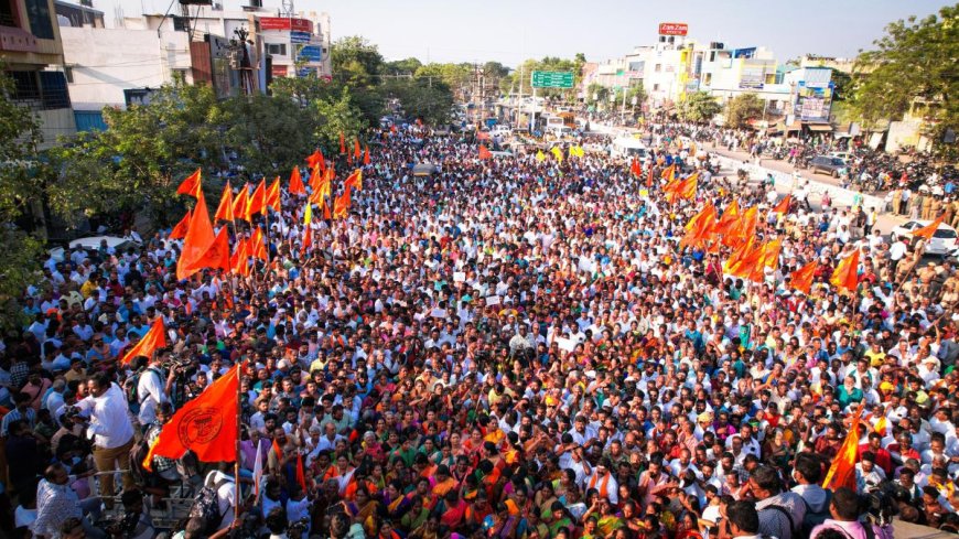 'हिंदुओं की पवित्र पहाड़ी को कहा जा रहा वक्फ की संपत्ति', तमिलनाडु के मदुरै में हिंदू समुदाय का जोरदार प्रदर्शन