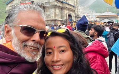 पत्नी अंकिता कोंवर संग केदारनाथ पहुंचे मिलिंद सोमन, बोले- ‘क्या यात्रा है’