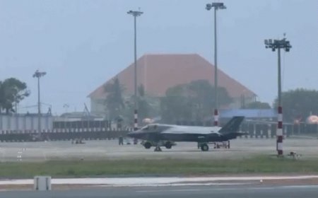 F-35 फाइटर जेट की जांच करेगी ब्रिटिश टीम:केरल के तिरुवनंतपुरम इंटरनेशनल एयरपोर्ट पर 6 दिन से खड़ा, इमरजेंसी लैंडिंग हुई थी