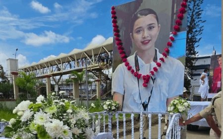 कोंगब्राइलाटपम नगंतोई शर्मा का मणिपुर में अंतिम संस्कार हुआ:20 साल की एयर होस्टेस ने अहमदाबाद विमान हादसे में जान गंवाई; परिवार बदहवास हुआ