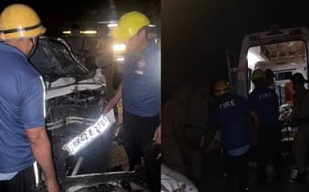 देहरादून में दर्दनाक हादसा, सीमेंट के ट्रेलर में घुसी कार, हरियाणा के चार लोगों की मौत