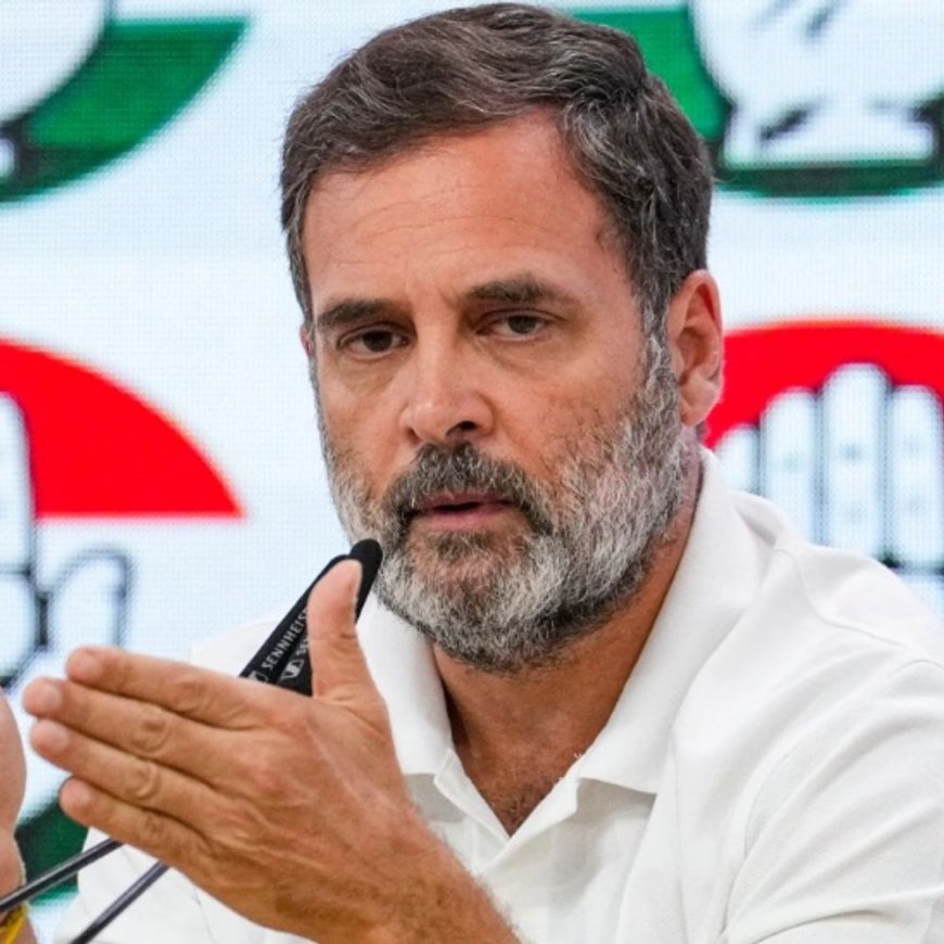 राहुल गांधी बोले- अंग्रेजी शर्म नहीं शक्ति है:भाजपा-RSS नहीं चाहती गरीब बच्चे इसे सीखें; कल शाह ने कहा था- अंग्रेजी बोलने वालों को शर्म आएगी