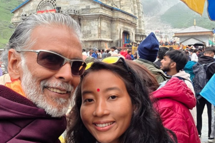 पत्नी अंकिता कोंवर संग केदारनाथ पहुंचे मिलिंद सोमन, बोले- ‘क्या यात्रा है’