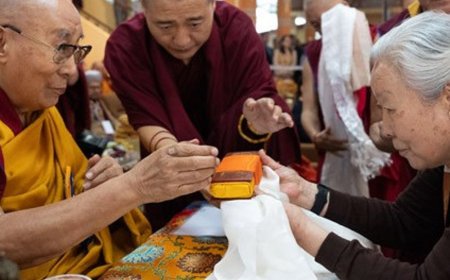 दलाई लामा का 90वां जन्मदिवस:बोले- पूरी तरह स्वस्थ, मानवता की सेवा का संकल्प लिया; समुदाय ने कहा-तिब्बत में मनाएंगे 100वां जन्मदिन