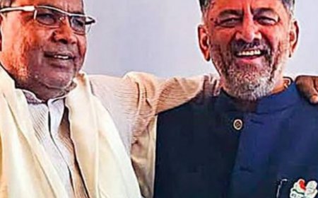 मीडिया के सवालों पर भड़के सिद्धारमैया:बोले- अगले 5 साल मैं ही कर्नाटक का मुख्यमंत्री; शिवकुमार ने कहा- मुझे आपत्ति नहीं, मेरे पास विकल्प क्या है