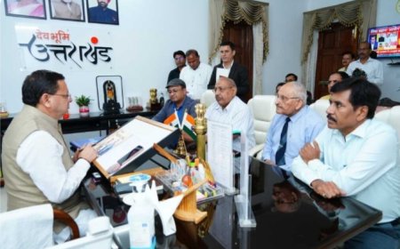 मुख्यमंत्री पुष्कर सिंह धामी से भेंट कर बीआईएस प्रतिनिधिमंडल ने उत्तराखंड में मानकीकरण से जुड़ी प्रमुख पहलुओं पर की चर्चा