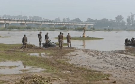 जालंधर में सतलुज किनारे फ्लड प्रोटेक्शन एक्सरसाइज:सेना-NDRF समेत कई एजेंसियों ने लिया भाग, प्रशासन ने आपसी तालमेल की तैयारियों को परखा