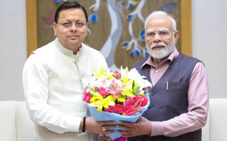 सीएम धामी ने पीएम मोदी से की मुलाकात, नंदा राजजात में शामिल होने के लिए प्रधानमंत्री को दिया न्योता