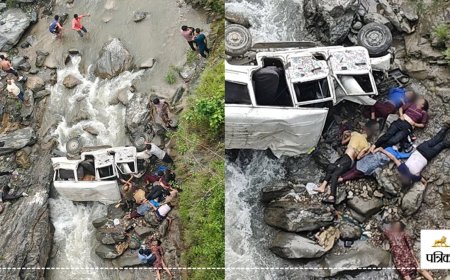 उत्तराखंड में खाई में गिरी मैक्स जीप, बच्ची समेत 8 की दर्दनाक मौत, SDRF और NDRF राहत-बचाव में जुटी