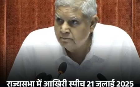 उपराष्ट्रपति जगदीप धनखड़ ने इस्तीफा दिया:स्वास्थ्य को वजह बताया; संसद सत्र के बीच इस्तीफा देने वाले पहले उपराष्ट्रपति