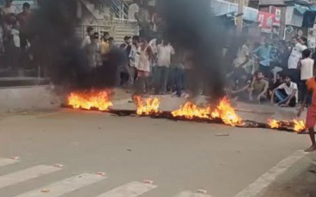 पटना AIIMS की नर्स के 2 बच्चों को जलाया:परिवार बोला- हत्या कर के बेड पर जलाई लाशें; तेजस्वी बोले-CM अचेत, बदमाश सचेत