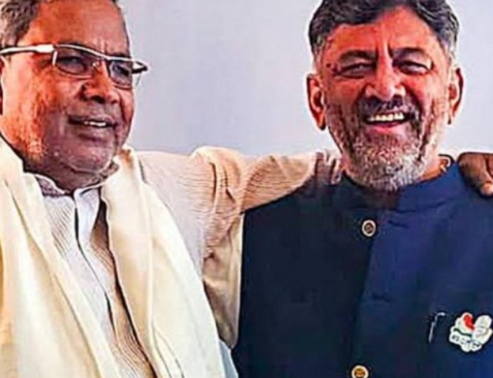 मीडिया के सवालों पर भड़के सिद्धारमैया:बोले- अगले 5 साल मैं ही कर्नाटक का मुख्यमंत्री; शिवकुमार ने कहा- मुझे आपत्ति नहीं, मेरे पास विकल्प क्या है