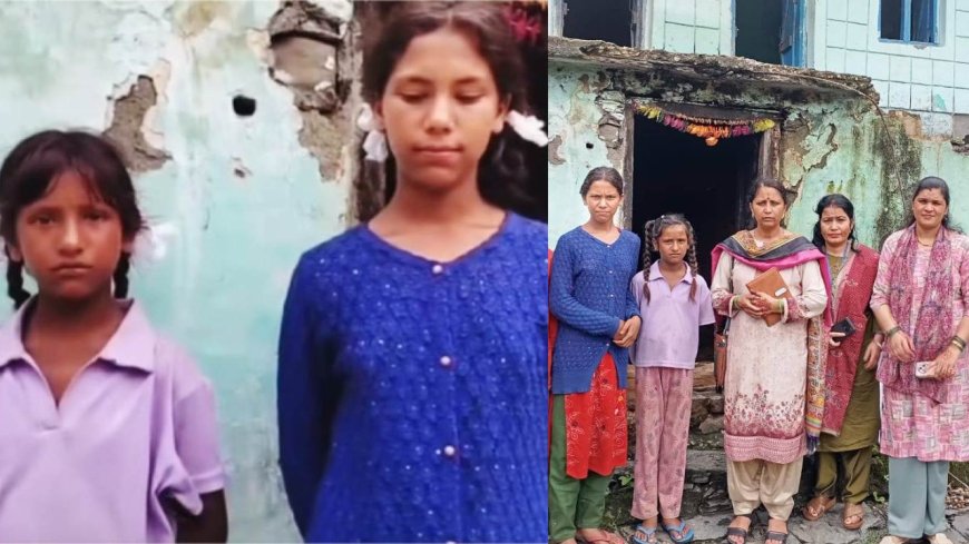 सीएम के निर्देश पर चमोली के खैनुरी गांव पहुंचा प्रशासन, बच्चियों की मदद को बढ़ाया हाथ