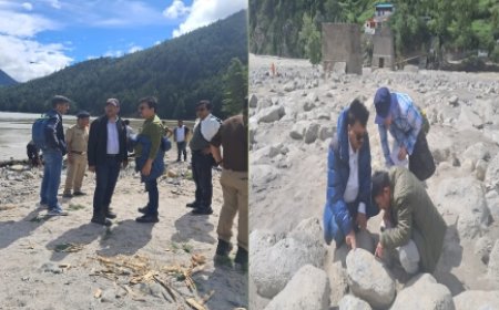 आपदा प्रभावित धराली का भूवैज्ञानिकों ने किया अध्ययन, हर्षिल में झील बनने का कारण भी पता चला
