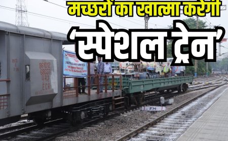 दिल्ली में मच्छरों से निपटने के लिए चलाई गई स्पेशल ‘ट्रेन’, नई दिल्ली रेलवे स्टेशन से शुरुआत