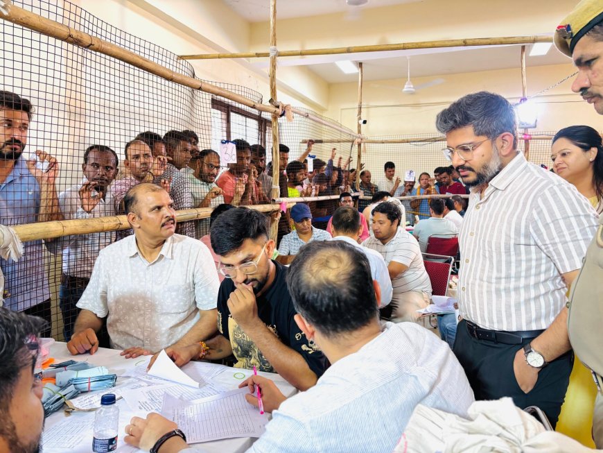 उप जिला निर्वाचन अधिकारी ने डोईवाला ब्लाक में मतगणना का लिया जायजा