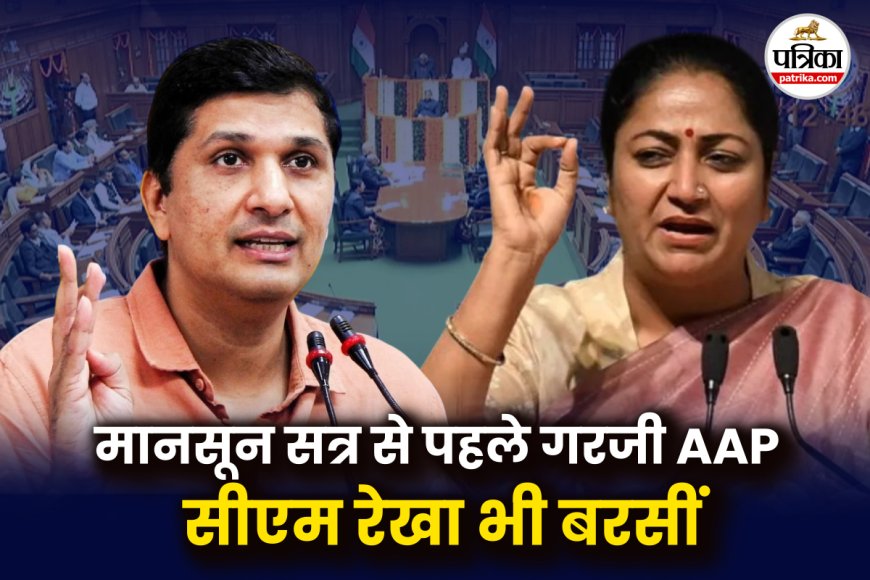 दिल्ली में फिर चढ़ेगा सियासी पारा, मानसून सत्र में BJP सरकार के खिलाफ ‘हल्ला बोल’ की तैयारी, जानिए गणित