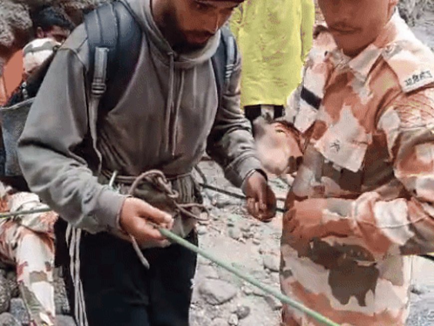 किन्नर कैलाश यात्रा में फंसे 889 तीर्थयात्रियों को बचाया:ITBP ने चलाया ऑपरेशन, भारी बारिश और भूस्खलन के कारण बिगड़े हालात