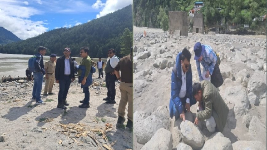 आपदा प्रभावित धराली का भूवैज्ञानिकों ने किया अध्ययन, हर्षिल में झील बनने का कारण भी पता चला