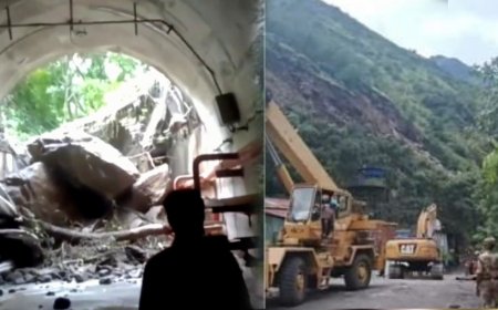 पिथौरागढ़: भारी भूस्खलन से NHPC के पावर हाउस का मुहाना बंद, सभी कार्मिक सुरक्षित