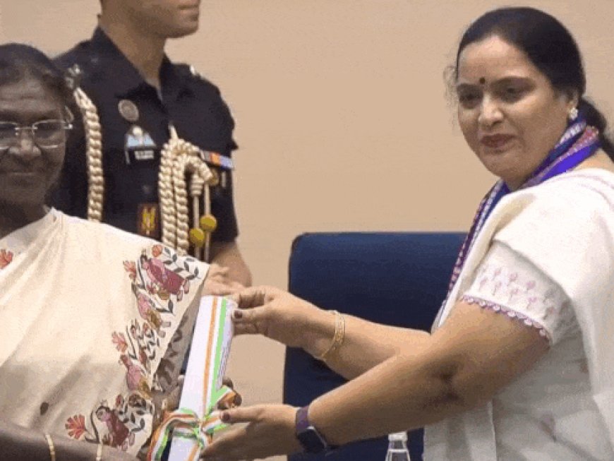 पंजाब-चंडीगढ़ के 2 टीचर राष्ट्रपति से सम्मानित:राष्ट्रीय पुरस्कार मिला, एक का 15 साल से 100% रिजल्ट, दूसरे ने सरकारी स्कूलों में लगाए AC