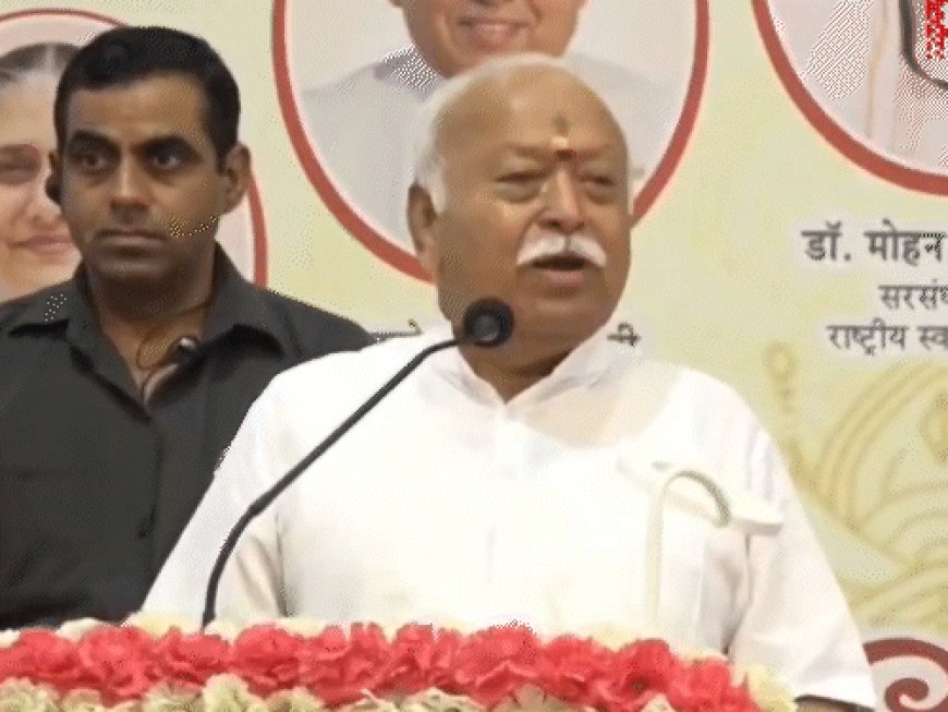 भागवत बोले- डर के चलते भारत पर टैरिफ लगाया गया:वे सोचते हैं हम मजबूत हुए तो उनका क्या होगा; जब सात समंदर दूरी तो डर कैसा