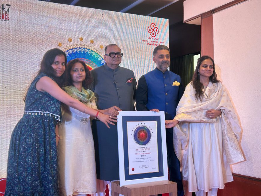 ग्राम्य विकास विभाग, उत्तराखण्ड को हाउस ऑफ हिमालयाज तथा मुख्यमंत्री उद्यमशाला योजना में उत्कृष्ट प्रदर्शन के लिये मिले दो प्रतिष्ठित स्कॉच अवार्ड