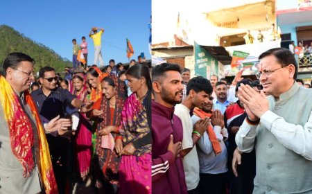चम्पावत विधानसभा में सड़क मार्ग से सीएम का व्यापक दौरा, ग्रामीणों से किया सीधा संवाद