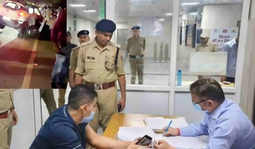 नशे में धुत थानाध्यक्ष ने कई वाहनों को मारी टक्कर, बाल-बाल बचे लोग, आरोपी सस्पेंड