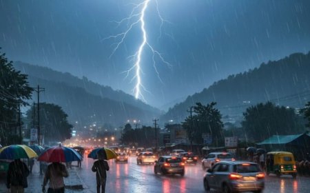 मौसम अगले 48 घंटे दिखाएगा उग्र रूप, बारिश और वज्रपात का येलो अलर्ट, पहाड़ों में बर्फबारी से चलेगी शीतलहर