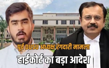 DUSU के पूर्व अध्यक्ष रौनक खत्री पर दिल्ली हाईकोर्ट का बड़ा आदेश, जज बोले-रोजाना बीट कॉन्‍स्टेबल को भेजें घर