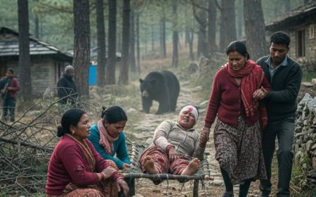 भालुओं ने तीन महिलाओं को किया घायल, दहशत में आए लोगों ने उठाई सुरक्षा की मांग