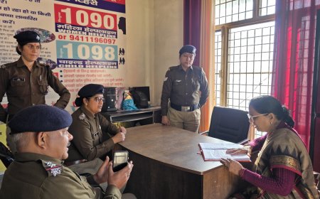 उत्तराखंड राज्य महिला आयोग की अध्यक्ष ने किया नरेंद्र नगर थाने का औचक निरीक्षण