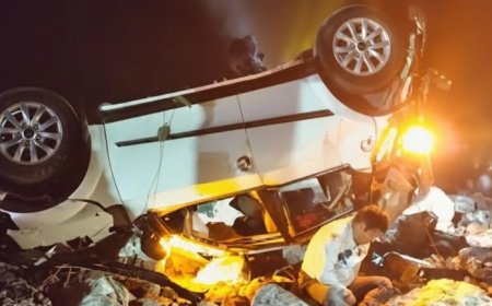 दिल दहलाने वाला हादसा : प्रदेश अध्यक्ष सहित तीन शिक्षकों की दर्दनाक मौत, कार काटकर निकालने पड़े शव