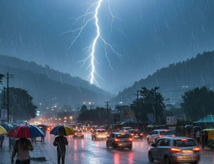मौसम अगले 48 घंटे दिखाएगा उग्र रूप, बारिश और वज्रपात का येलो अलर्ट, पहाड़ों में बर्फबारी से चलेगी शीतलहर