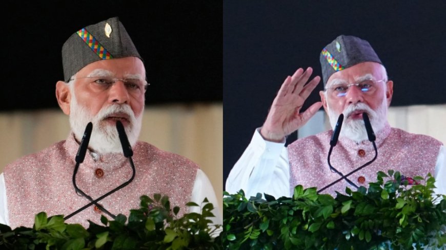 पहाड़ी बोली, पहाड़ी टोपी,पहाड़ी त्योहारों, पकवानों का जिक्र, पहाड़ के रंग में दिखे PM मोदी