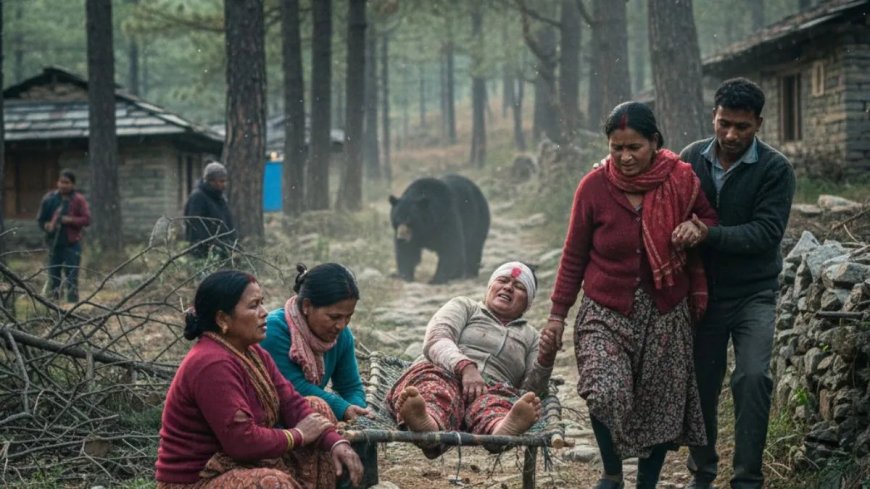 भालुओं ने तीन महिलाओं को किया घायल, दहशत में आए लोगों ने उठाई सुरक्षा की मांग
