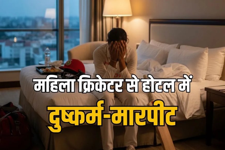 होटल में महिला क्रिकेटर के साथ रेप और मारपीट, IPL खिलाड़ी ने बहाने से बुलाकर लूटी आबरू