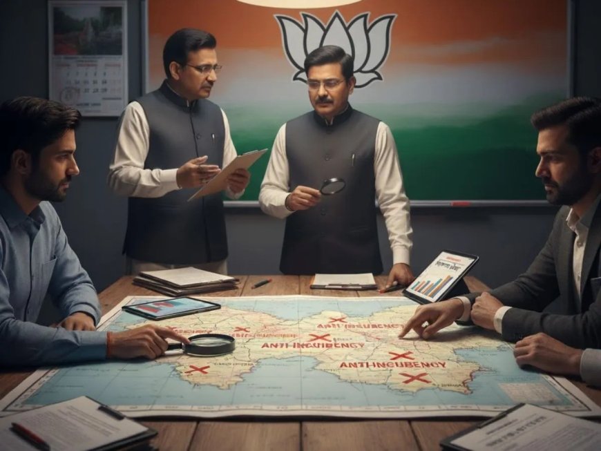 भाजपा एंटी इनकंबेंसी वाली सीटें करेगी चिह्नित, पूरे राज्य में शुरू होगा गोपनीय सर्वे, कईयों के कटेंगे टिकट
