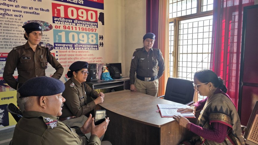 उत्तराखंड राज्य महिला आयोग की अध्यक्ष ने किया नरेंद्र नगर थाने का औचक निरीक्षण