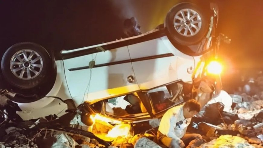 दिल दहलाने वाला हादसा : प्रदेश अध्यक्ष सहित तीन शिक्षकों की दर्दनाक मौत, कार काटकर निकालने पड़े शव