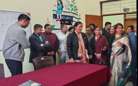 केदापुरम में जिलाधिकारी का निरीक्षण, नारी निकेतन से शिशु सदन तक परखी व्यवस्थाएं