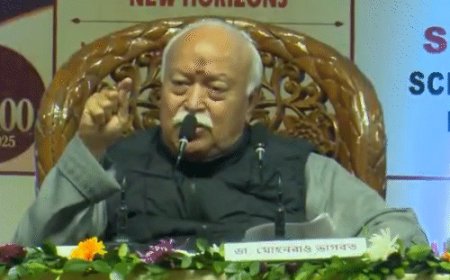 मोहन भागवत बोले- लिव-इन में रहने वाले जिम्मेदारी नहीं निभाते:शादी शारीरिक संतुष्टि का जरिया नहीं; कहा-बच्चों की संख्या तय नहीं लेकिन 3 बच्चे आदर्श