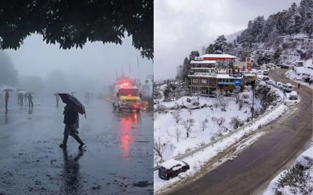 मौसम बिगड़ा : पश्चिमी विक्षोभ सक्रिय, कल से चार दिन बारिश, पहाड़ों में बर्फबारी से बढ़ेगा सर्दी का सितम