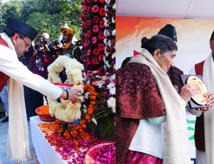 विजय दिवस पर सीएम ने किया 1971 युद्ध के नायकों को नमन, शहीदों को श्रद्धांजलि