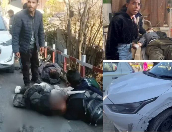 नैनीताल: पुलिसकर्मी की तेज रफ्तार कार ने तीन लोगों को रौंदा, एक की हालत गंभीर
