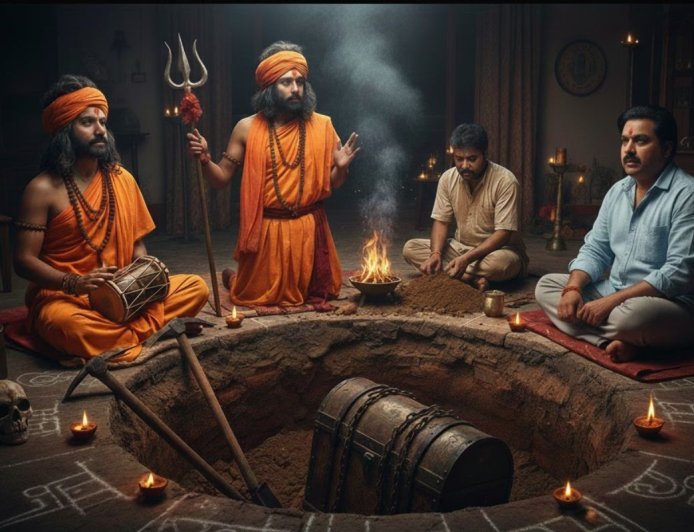 माथे पर त्रिपुंड, गले में रुद्राक्ष… वसीम और जावेद ने गड़े खजाने के नाम पर पैरों तले खिसका दी ‘जमीन’, लोग सन्न