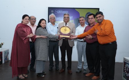 Dr Himanshu Aeran bid farewell on taking up new national responsibility